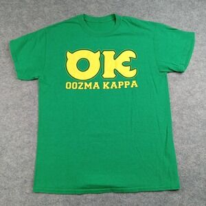 Monsters University Shirt Mens Small Green Graphic Tee‎ Disney Pixar Oozma Kappa